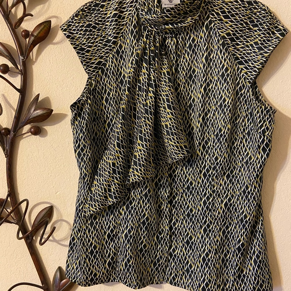 Worthington Dressy Blouse Large